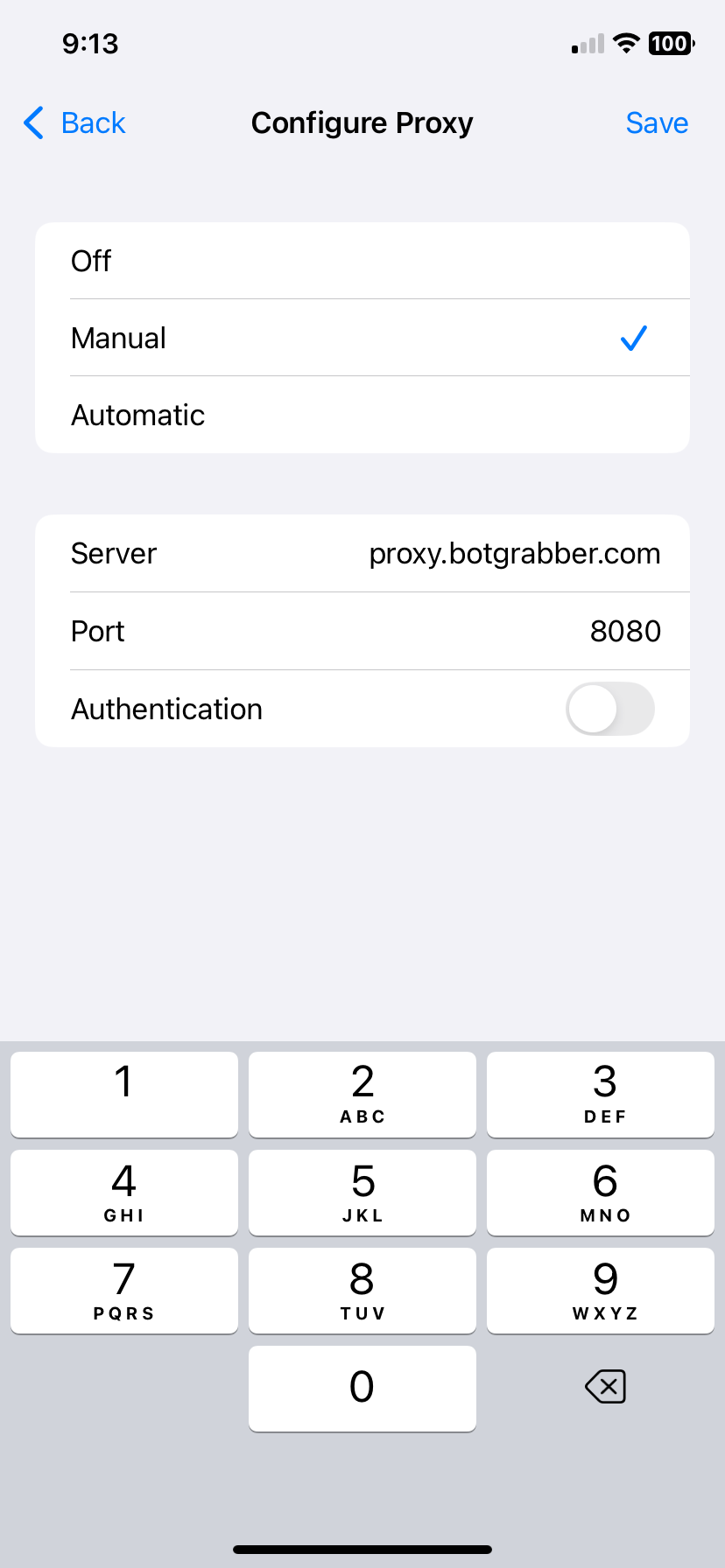 iPhone certificate installation settings